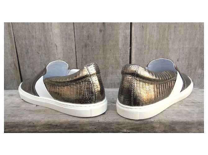 pantofole Lanvin nuove taglia 39 D'oro - vista 7