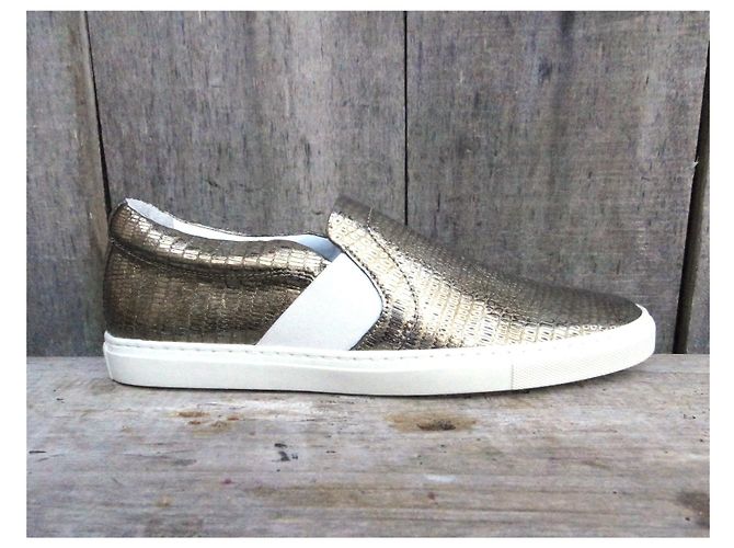 pantofole Lanvin nuove taglia 39 D'oro - vista 8