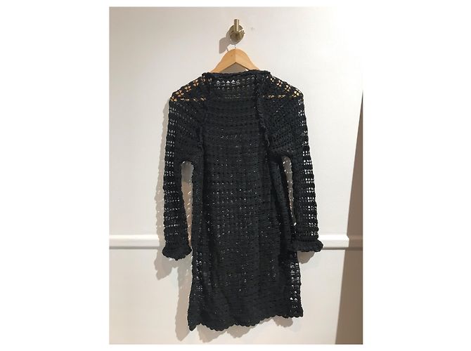 ISABEL MARANT ETOILE Vestidos T.Internacional XL Algodón Negro - vista 2