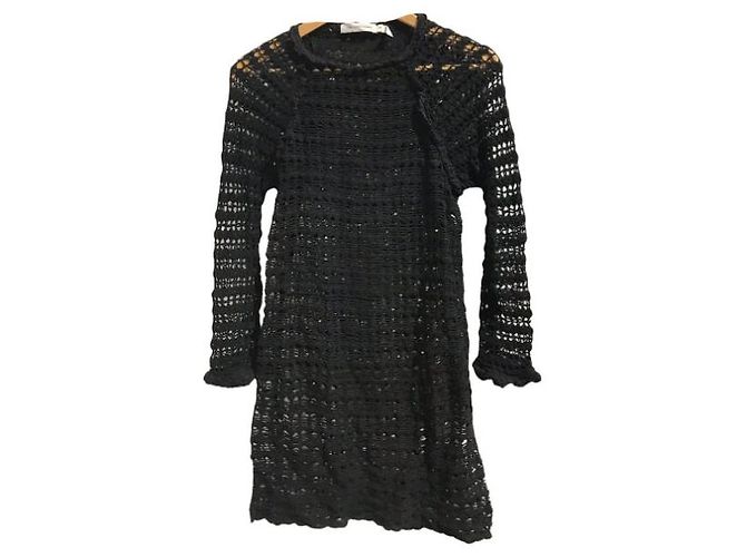 ISABEL MARANT ETOILE Vestidos T.Internacional XL Algodón Negro - vista 5