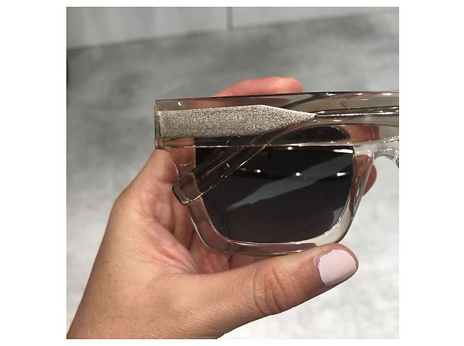 Gafas de sol SAINT LAURENT T. Plástico Beige - vista 6