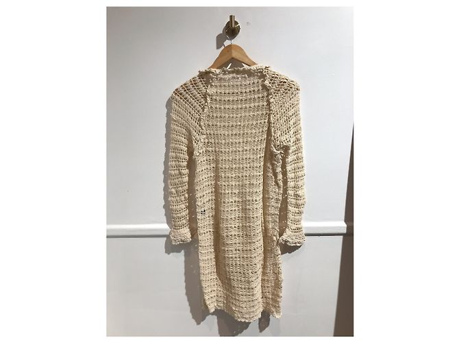 ISABEL MARANT ETOILE Vestidos T.Internacional XL Algodón Beige - vista 2