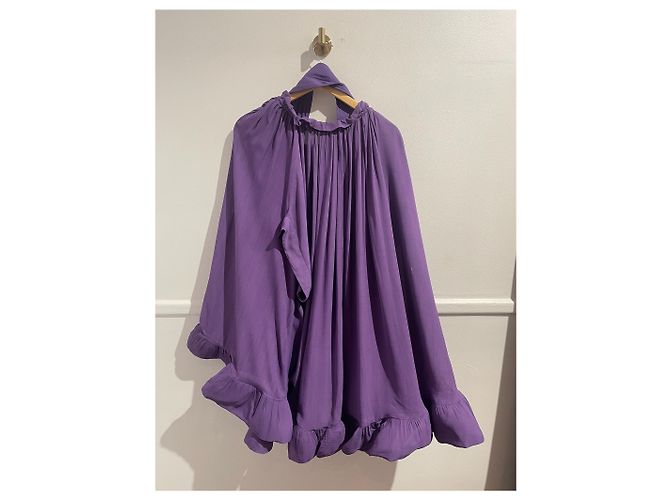 Autre Marque OTRA MARCA Vestidos T.Internacional S Viscosa Púrpura - vista 5