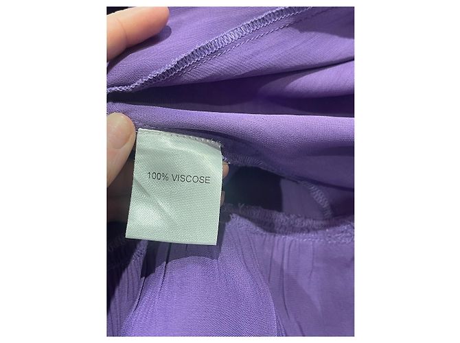 Autre Marque OTRA MARCA Vestidos T.Internacional S Viscosa Púrpura - vista 6