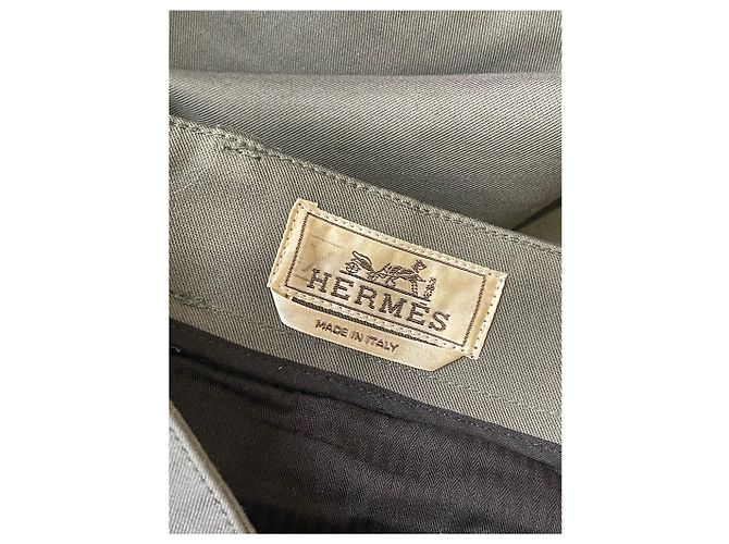 Hermès HERMES Pantalone T.Cotone internazionale M Grigio - vista 4