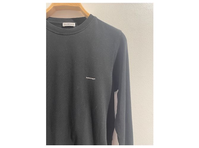 BALENCIAGA Tops T.Internacional M Algodón Negro - vista 2