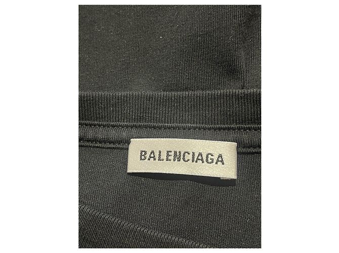 BALENCIAGA Tops T.Internacional M Algodón Negro - vista 4