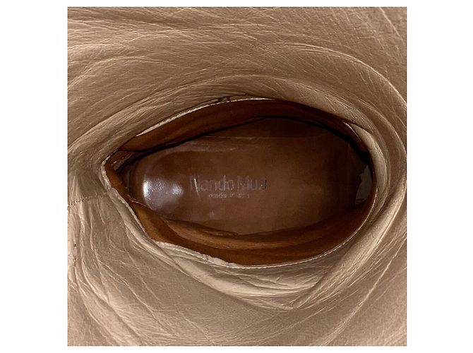 Nando Muzi Botas Beige - vista 3