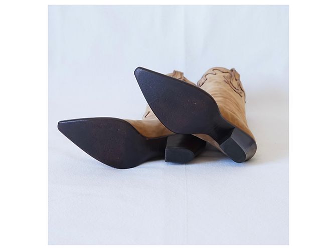 Nando Muzi Botas Beige - vista 4