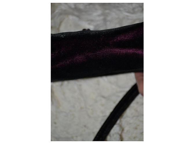 Mini Borsa Trussardi Velluto Rosso Scuro Bordò - vista 5