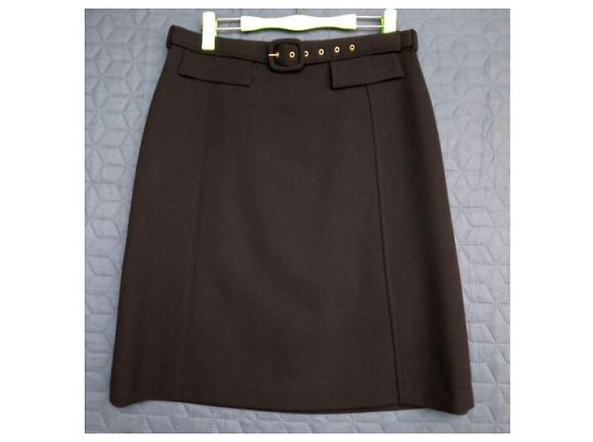 Falda de lana negra Dolce & Gabbana Negro - vista 11