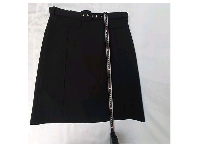 Falda de lana negra Dolce & Gabbana Negro - vista 16
