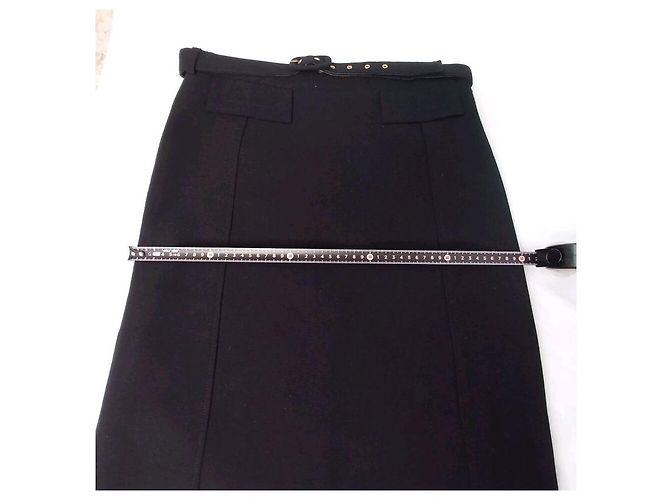 Falda de lana negra Dolce & Gabbana Negro - vista 18