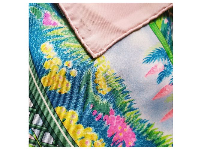 Hermès Seidentuch Giverny Rosa Pink - Ansicht 14