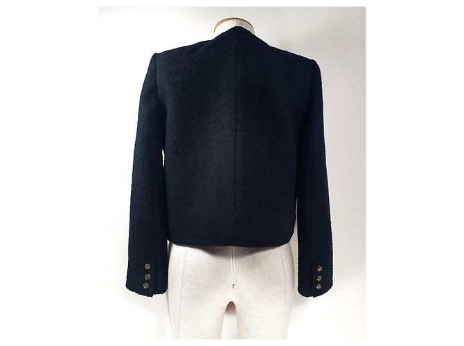 Ba&Sh Meredith Lady Jacket Tweed Schwarz - Ansicht 4