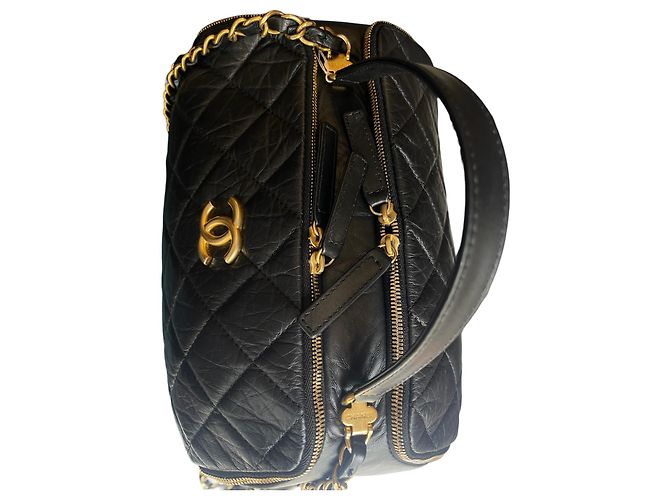 Trendy CC Collezione Crociera Chanel 2023 Nero - vista 16