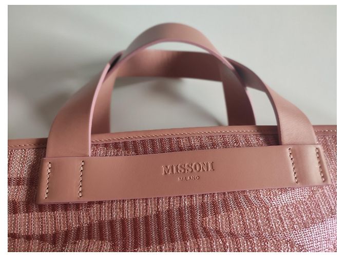 Bolso Tote Missoni Rosa Bebé - vista 19
