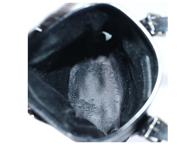 Bucket Borsa a secchiello piccola in raso con monogramma LOUIS VUITTON nera M92144 LV Aut 67283 Nero - vista 11