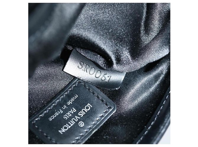 Bucket Borsa a secchiello piccola in raso con monogramma LOUIS VUITTON nera M92144 LV Aut 67283 Nero - vista 12