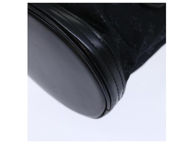 Bucket Borsa a secchiello piccola in raso con monogramma LOUIS VUITTON nera M92144 LV Aut 67283 Nero - vista 16