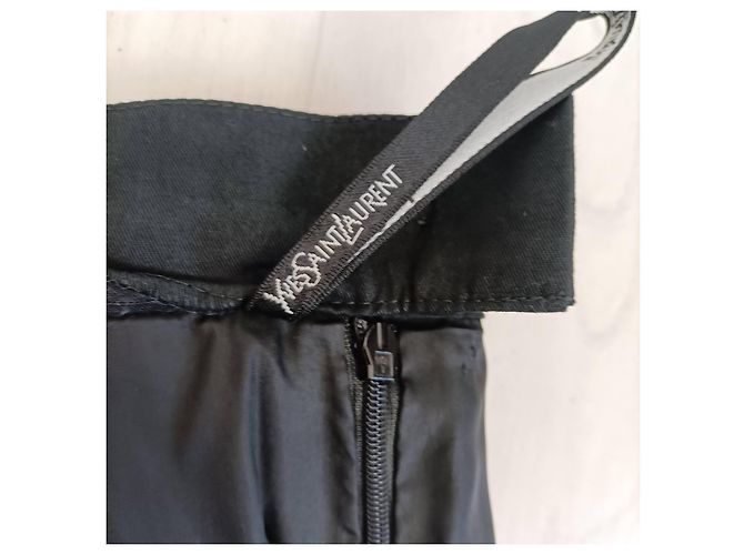 Yves Saint Laurent YSL Variation schwarzer Rock Vintage 1992 - Ansicht 4