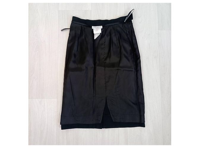 Yves Saint Laurent YSL Variation schwarzer Rock Vintage 1992 - Ansicht 5