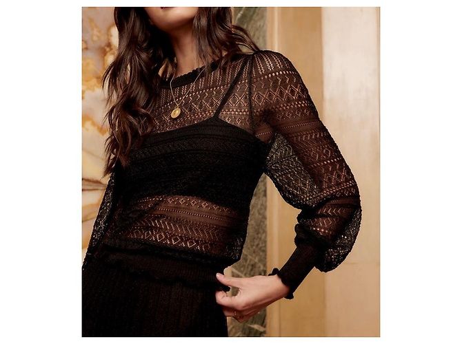 Petite Mendigote Miley Stricktop Schwarz - Ansicht 10