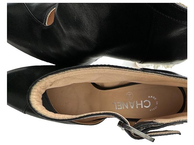 Chanel 2012 Laufsteg Kristall-Absatzschuhe Schwarz - Ansicht 10