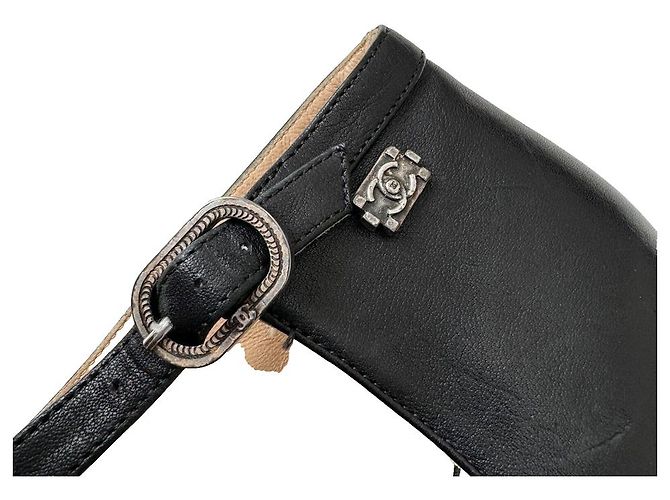 Chanel 2012 Laufsteg Kristall-Absatzschuhe Schwarz - Ansicht 6