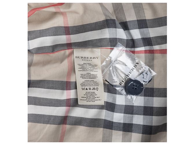 Burberry Trenchcoat aus Lammleder Schwarz - Ansicht 10