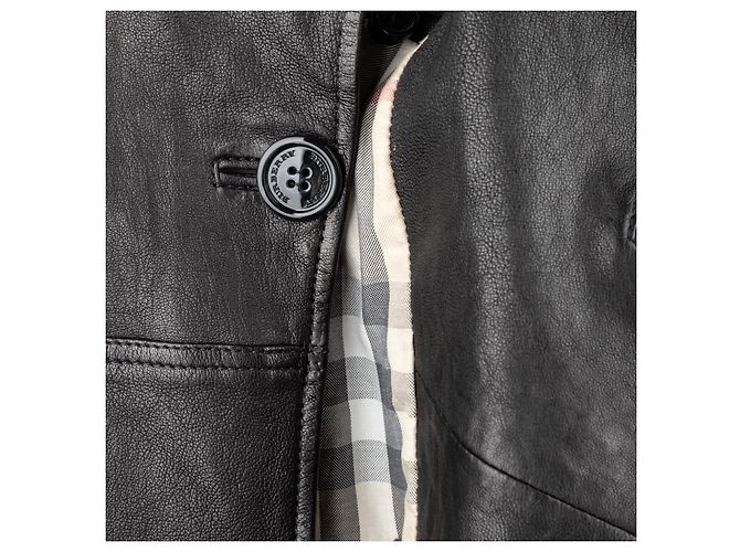 Burberry Trenchcoat aus Lammleder Schwarz - Ansicht 6