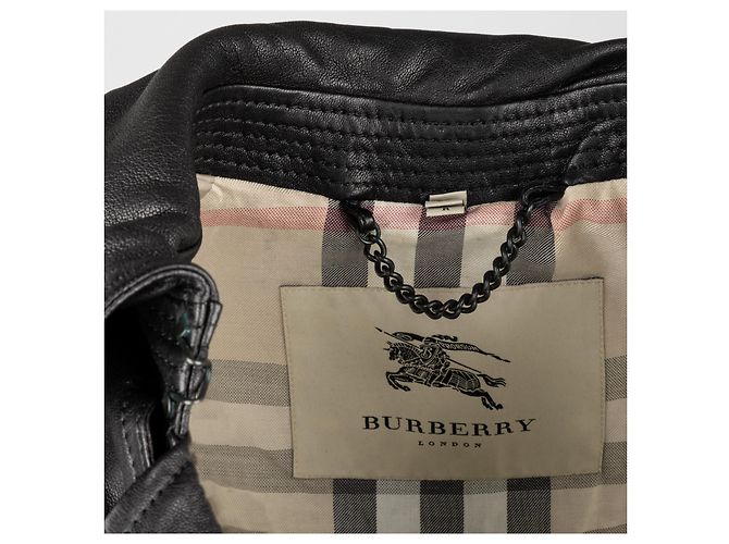 Burberry Trenchcoat aus Lammleder Schwarz - Ansicht 7