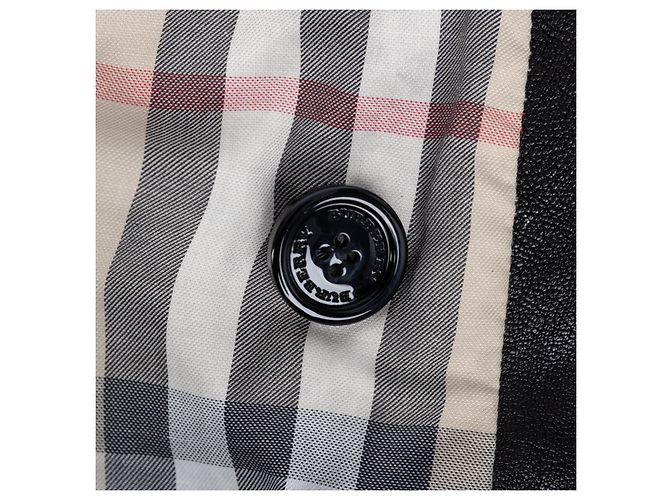 Burberry Trenchcoat aus Lammleder Schwarz - Ansicht 9