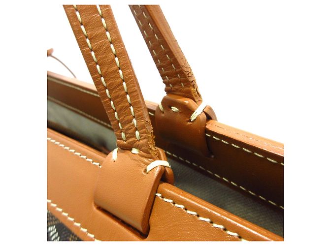 Braune Goyard Goyardine Bellechasse PM Einkaufstasche - Ansicht 12