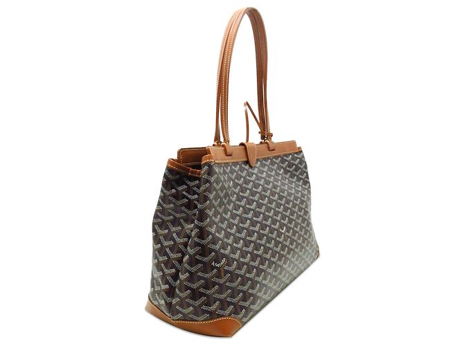 Braune Goyard Goyardine Bellechasse PM Einkaufstasche - Ansicht 2