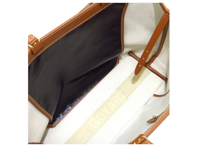 Braune Goyard Goyardine Bellechasse PM Einkaufstasche - Ansicht 5