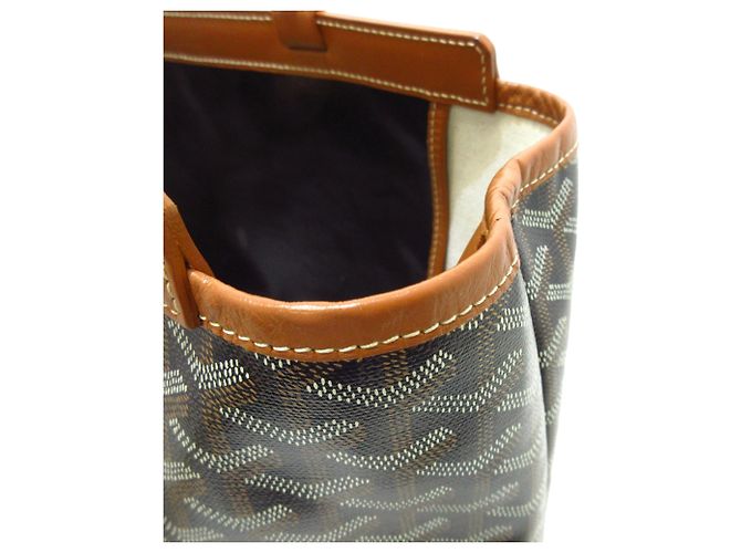 Braune Goyard Goyardine Bellechasse PM Einkaufstasche - Ansicht 9