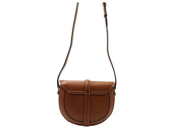 Céline Celine Small Besace 16 Borsa in Pelle Marrone - vista 3