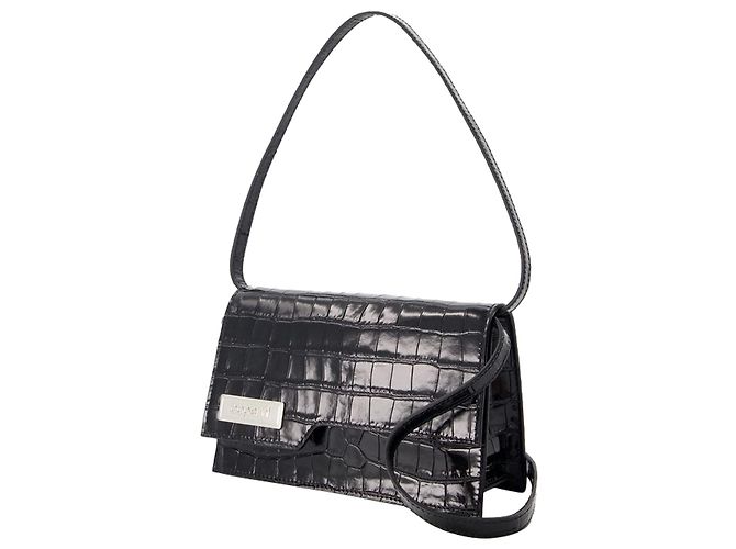 Mini-Ordnertasche - Coperni - Leder - Schwarz - vista 2