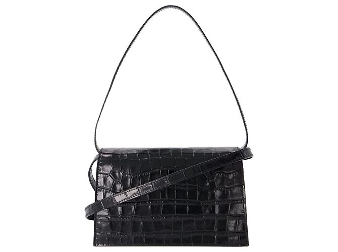 Mini-Ordnertasche - Coperni - Leder - Schwarz - vista 3