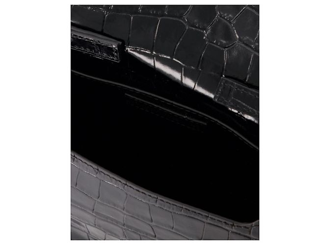 Mini-Ordnertasche - Coperni - Leder - Schwarz - vista 4