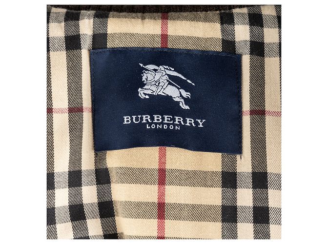Giacca bomber Burberry Marrone - vista 8