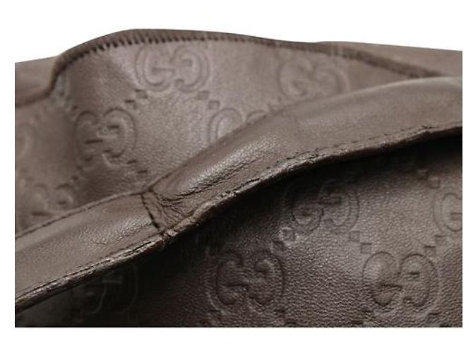 Borsa a tracolla Gucci Guccisima "Tribeca" marrone con cuore - vista 10