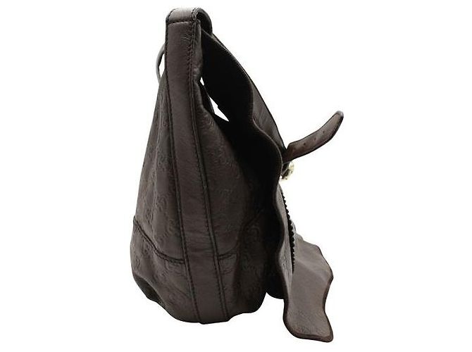 Borsa a tracolla Gucci Guccisima "Tribeca" marrone con cuore - vista 4