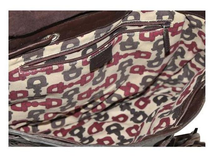 Borsa a tracolla Gucci Guccisima "Tribeca" marrone con cuore - vista 5