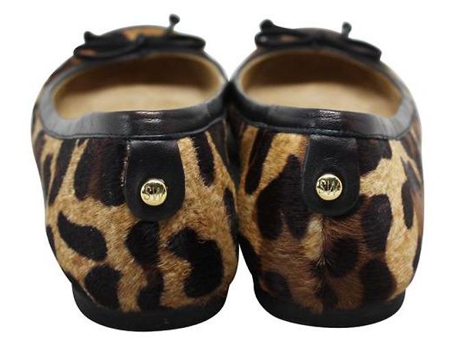 STUART WEITZMAN Leopard Print Pony Hair Flats - view 5