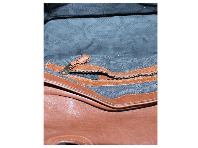 Borsa tote LUELLA in pelle beige Marrone - vista 2