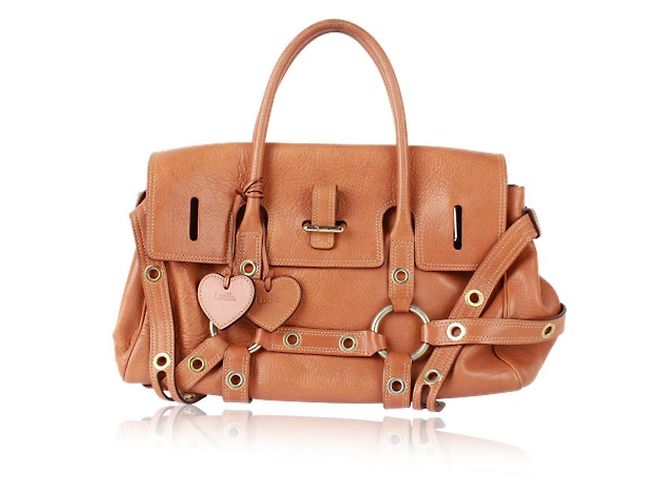 Borsa tote LUELLA in pelle beige Marrone - vista 5