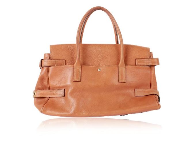 Borsa tote LUELLA in pelle beige Marrone - vista 7