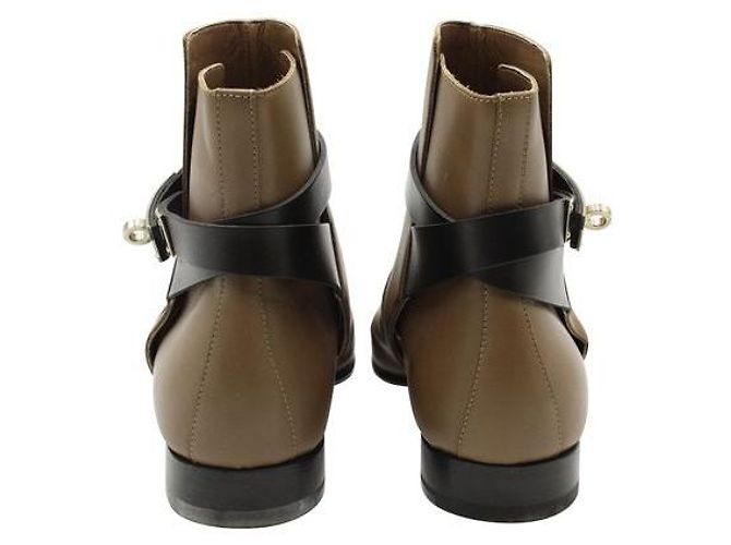 Botas HERMÈS Neo con cierre Kelly en marrón Castaño - vista 4